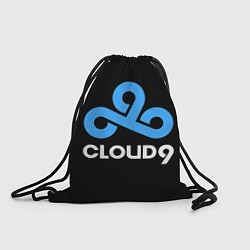 Рюкзак-мешок Cloud9 - esports logo, цвет: 3D-принт