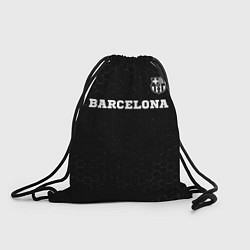 Рюкзак-мешок Barcelona sport на темном фоне посередине, цвет: 3D-принт