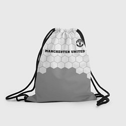 Рюкзак-мешок Manchester United sport на светлом фоне посередине, цвет: 3D-принт