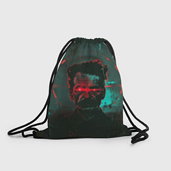 Рюкзак-мешок Старик со светящимися красными глазами, цвет: 3D-принт