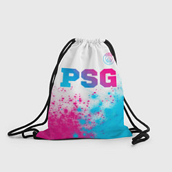 Рюкзак-мешок PSG neon gradient style посередине, цвет: 3D-принт