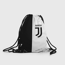 Рюкзак-мешок Juventus краски текстура спорт, цвет: 3D-принт