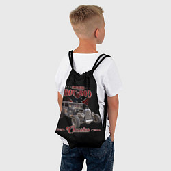 Рюкзак-мешок Классический хот-род в rat стиле, цвет: 3D-принт — фото 2