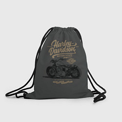 Рюкзак-мешок Винтажный Харлей, цвет: 3D-принт