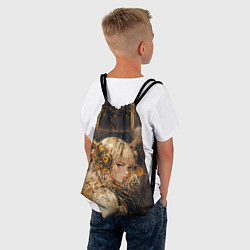Рюкзак-мешок Золотая техноведьма, цвет: 3D-принт — фото 2
