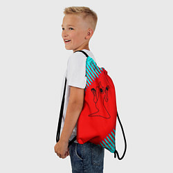 Рюкзак-мешок Kizaru abstract rap, цвет: 3D-принт — фото 2