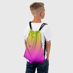 Рюкзак-мешок Градиент яркий, цвет: 3D-принт — фото 2