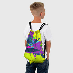 Рюкзак-мешок В стиле киберпанка, цвет: 3D-принт — фото 2