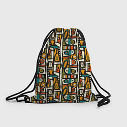 Рюкзак-мешок Африканские этно узоры, цвет: 3D-принт