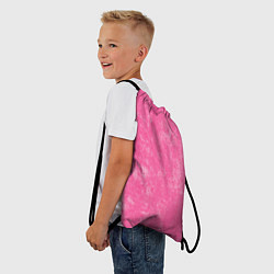Рюкзак-мешок Pink bleached splashes, цвет: 3D-принт — фото 2
