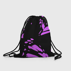 Рюкзак-мешок Фиолетовая абстракция, цвет: 3D-принт
