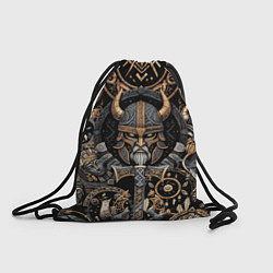 Рюкзак-мешок Викинг и руны, цвет: 3D-принт
