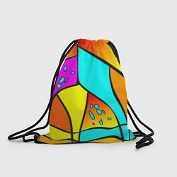 Рюкзак-мешок Яркая абстракция, цвет: 3D-принт
