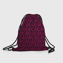 Мешок для обуви Linkin park pink logo