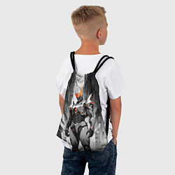 Рюкзак-мешок Боевой мощный робот, цвет: 3D-принт — фото 2