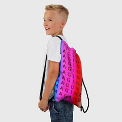 Рюкзак-мешок Imagine Dragons neon rock, цвет: 3D-принт — фото 2