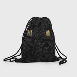 Рюкзак-мешок Лионель Месси номер 10 сборная Аргентины, цвет: 3D-принт
