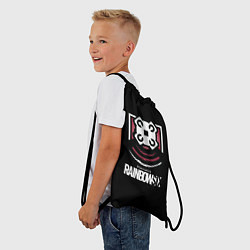 Рюкзак-мешок Радуга лого ачивки, цвет: 3D-принт — фото 2