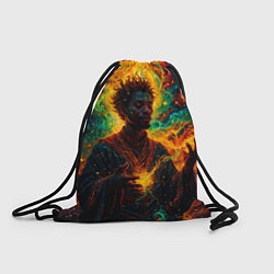 Рюкзак-мешок Огненный монах, цвет: 3D-принт