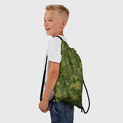 Рюкзак-мешок Камуфляж летний мох, цвет: 3D-принт — фото 2