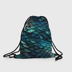 Рюкзак-мешок Перламутровая змеиная кожа, цвет: 3D-принт