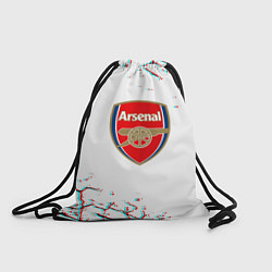 Рюкзак-мешок Arsenal fc текстура, цвет: 3D-принт