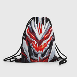 Рюкзак-мешок Абстрактный красный кибер демон, цвет: 3D-принт