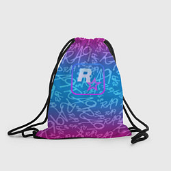 Рюкзак-мешок Rock star neon, цвет: 3D-принт