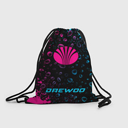 Рюкзак-мешок Daewoo - neon gradient по-центру, цвет: 3D-принт