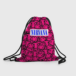 Мешок для обуви Nirvana pink logo