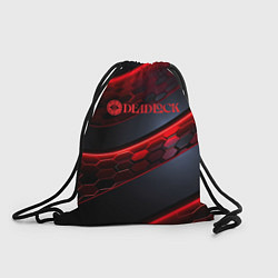 Рюкзак-мешок Deadlock logo красные соты и неон, цвет: 3D-принт