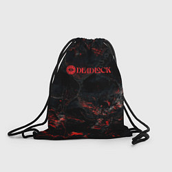 Рюкзак-мешок Deadlock logo red texture, цвет: 3D-принт