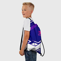 Рюкзак-мешок Нинтендо геометрия киберспорт, цвет: 3D-принт — фото 2