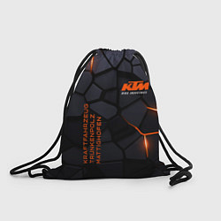 Рюкзак-мешок KTM - плиты с эффектом свечения, цвет: 3D-принт