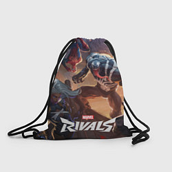 Рюкзак-мешок Персонажи Marvel rivals, цвет: 3D-принт