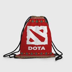 Рюкзак-мешок Dota new year, цвет: 3D-принт