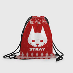 Рюкзак-мешок Новогодний Stray с оленями, цвет: 3D-принт