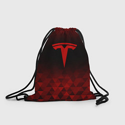 Рюкзак-мешок Tesla red poly, цвет: 3D-принт