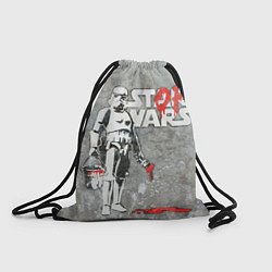 Рюкзак-мешок Banksy - stop wars, цвет: 3D-принт