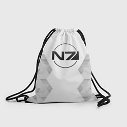 Рюкзак-мешок Mass Effect white poly, цвет: 3D-принт