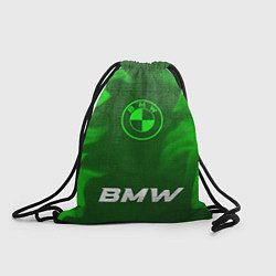 Рюкзак-мешок BMW - green gradient по-центру, цвет: 3D-принт