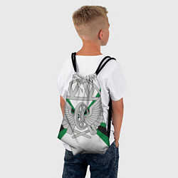 Рюкзак-мешок Железнодорожные войска, цвет: 3D-принт — фото 2