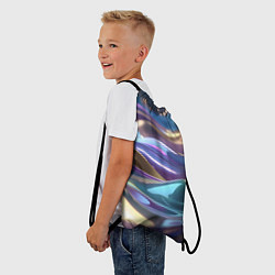 Рюкзак-мешок Космические мягкие волны, цвет: 3D-принт — фото 2