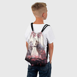 Рюкзак-мешок Волчья гармония, цвет: 3D-принт — фото 2