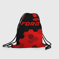 Рюкзак-мешок Ford - red gradient посередине, цвет: 3D-принт