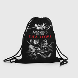 Рюкзак-мешок Assassins Creed Shadows - samurai, цвет: 3D-принт