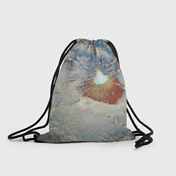 Рюкзак-мешок Искрящийся мандарин на снегу, цвет: 3D-принт