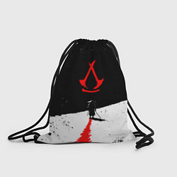 Рюкзак-мешок Assassins creed shadows - самурай, цвет: 3D-принт