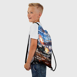 Рюкзак-мешок Сленг геймеров танкистов, цвет: 3D-принт — фото 2