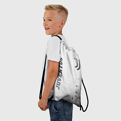 Рюкзак-мешок Juventus - white gradient вертикально, цвет: 3D-принт — фото 2